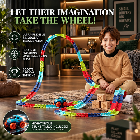 Flexible Car Track Set