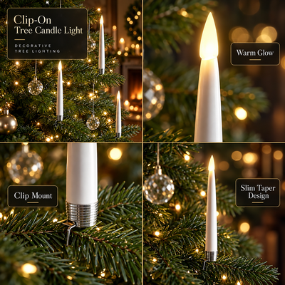 LED Christmas Tree Candles with Remote