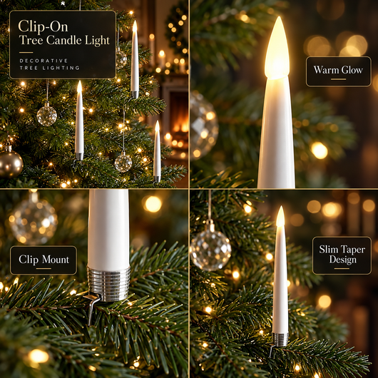 LED Christmas Tree Candles with Remote
