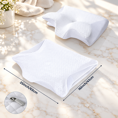 Cooling Neck Pillow Covers, 3 Pack