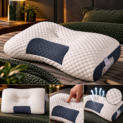Contoured Neck Support Pillow