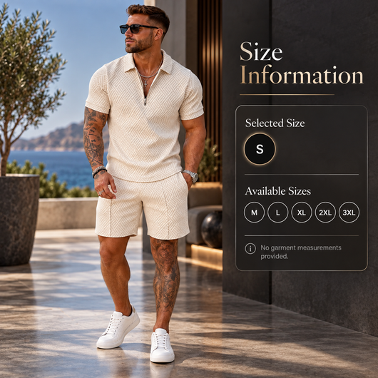 Men's Summer Polo Set