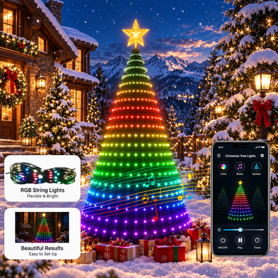 Smart RGB Christmas String Lights