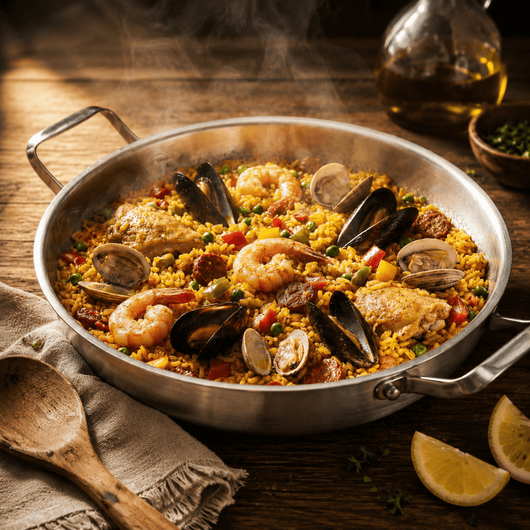 Titanium Hammered Two-Handle Pan