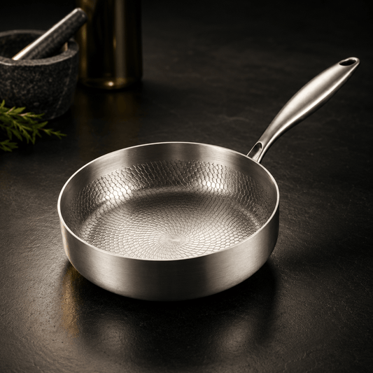Titanium Hammered High-Wall Pan