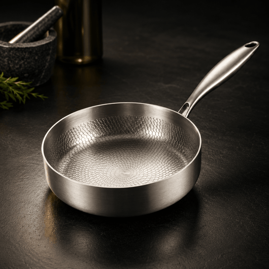 Titanium Hammered High-Wall Pan