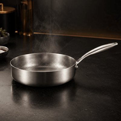 Titanium Hammered High-Wall Pan