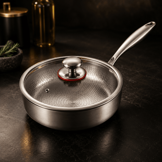 Titanium Hammered High-Wall Pan
