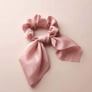 Satin Scrunchie with Bow