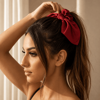 Satin Scrunchie with Bow