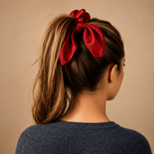 Satin Scrunchie with Bow