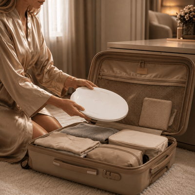 LED Travel Makeup Mirror