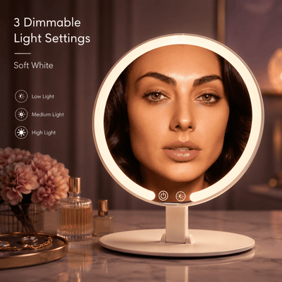 LED Travel Makeup Mirror