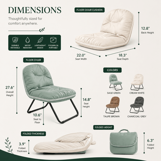 Foldable Floor Chair
