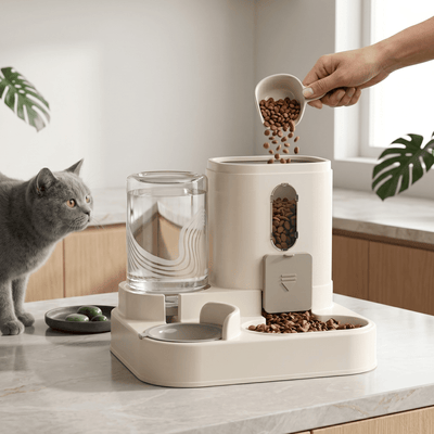 2-in-1 Pet Feeder and Water Dispenser