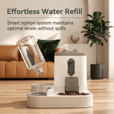 2-in-1 Pet Feeder and Water Dispenser