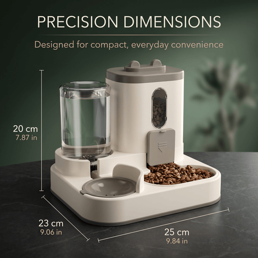 2-in-1 Pet Feeder and Water Dispenser