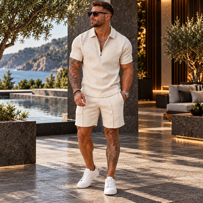 Men's Summer Polo Set