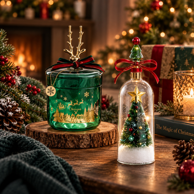 Recordable Christmas Tree Message Bottle