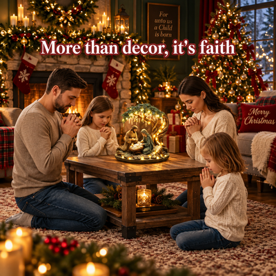 Light-Up Nativity Scene Figurine