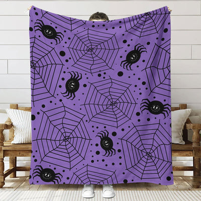 Halloween design plush throw blanket