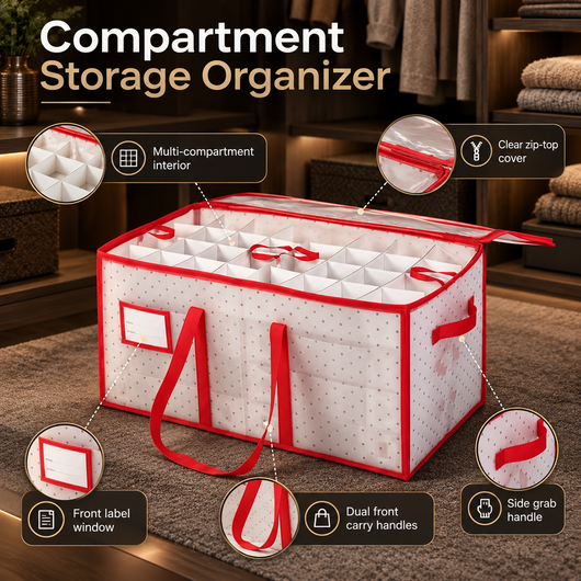 Christmas Ornament Storage Box