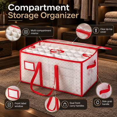Christmas Ornament Storage Box