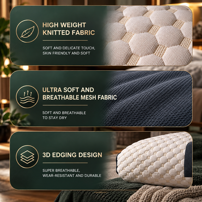 Contoured Neck Support Pillow