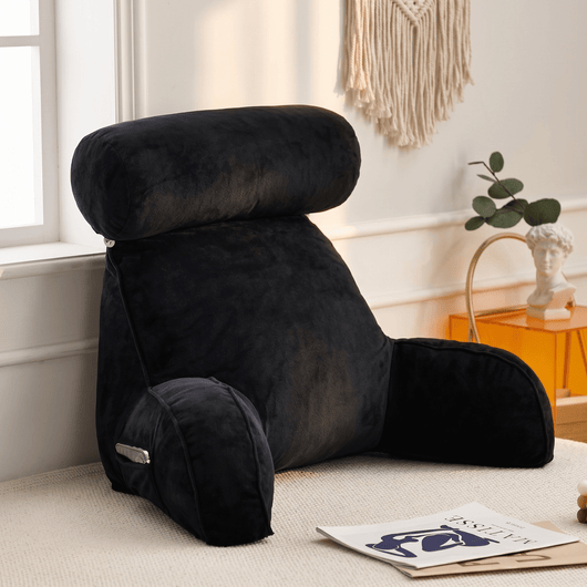 Backrest Pillow with Arms and Headrest