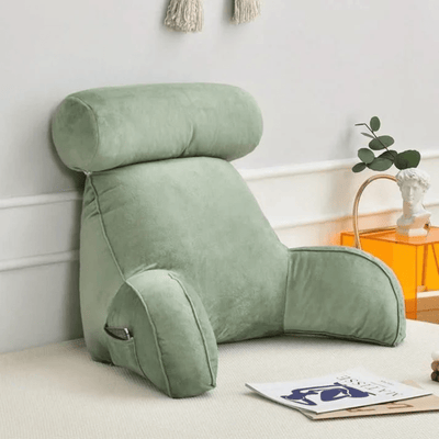 Backrest Pillow with Arms and Headrest