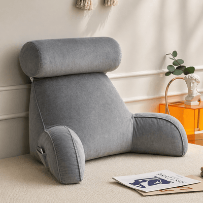 Backrest Pillow with Arms and Headrest