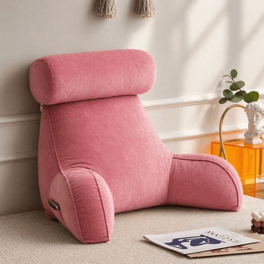 Backrest Pillow with Arms and Headrest