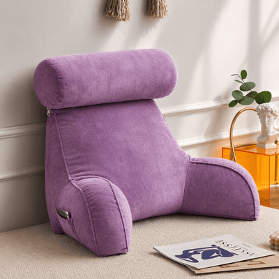 Backrest Pillow with Arms and Headrest