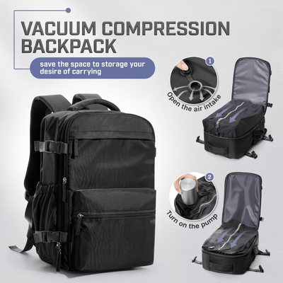 Waterproof Travel Backpack with Vacuum Compression