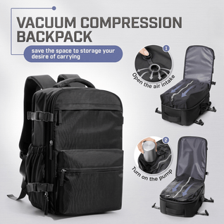 Waterproof Travel Backpack with Vacuum Compression
