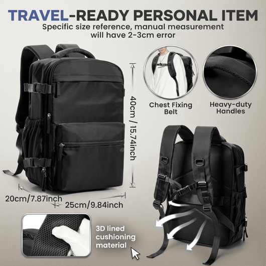 Waterproof Travel Backpack with Vacuum Compression