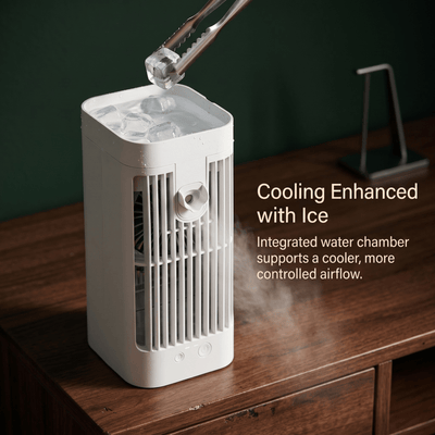 Portable Misting Desk Fan