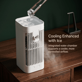 Portable Misting Desk Fan