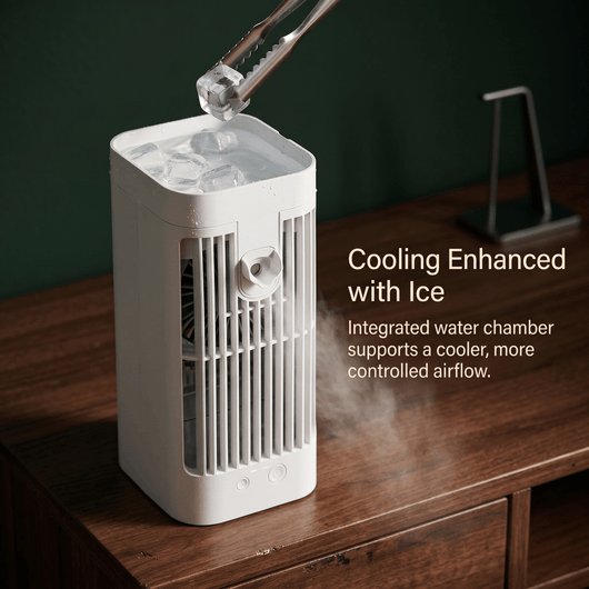 Portable Misting Desk Fan