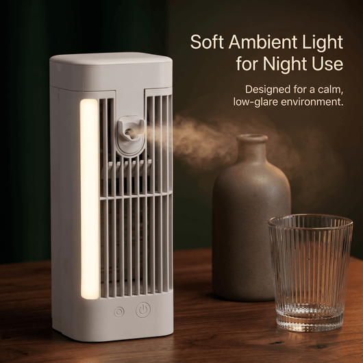 Portable Misting Desk Fan