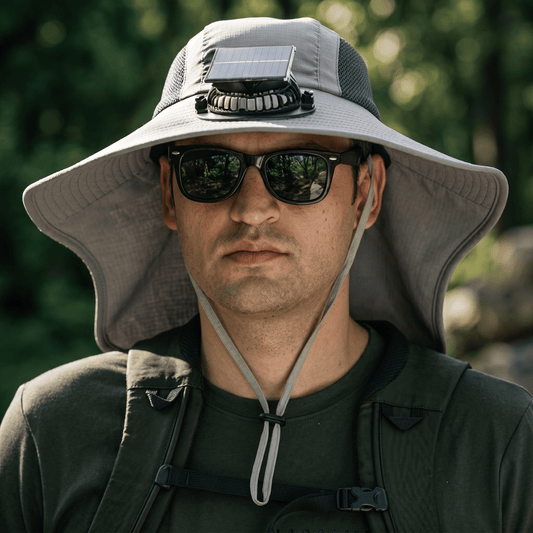 Solar Powered Fan Hat