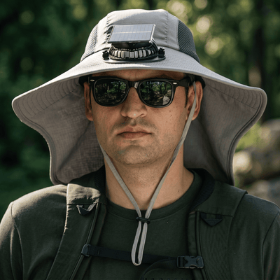 Solar Powered Fan Hat