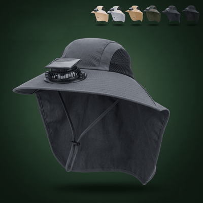 Solar Powered Fan Hat