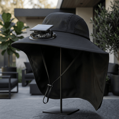 Solar Powered Fan Hat