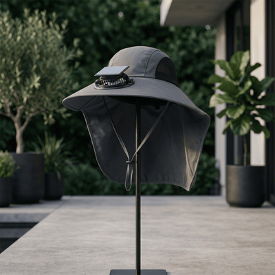 Solar Powered Fan Hat