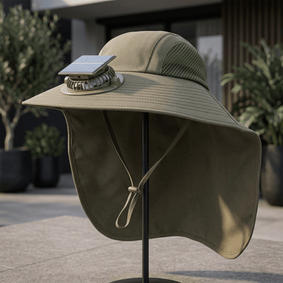 Solar Powered Fan Hat