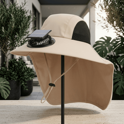 Solar Powered Fan Hat