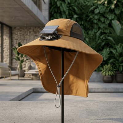 Solar Powered Fan Hat
