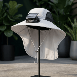 Solar Powered Fan Hat