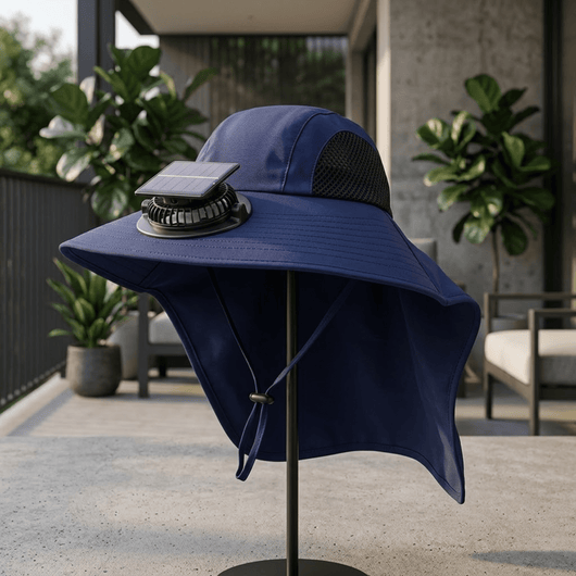 Solar Powered Fan Hat
